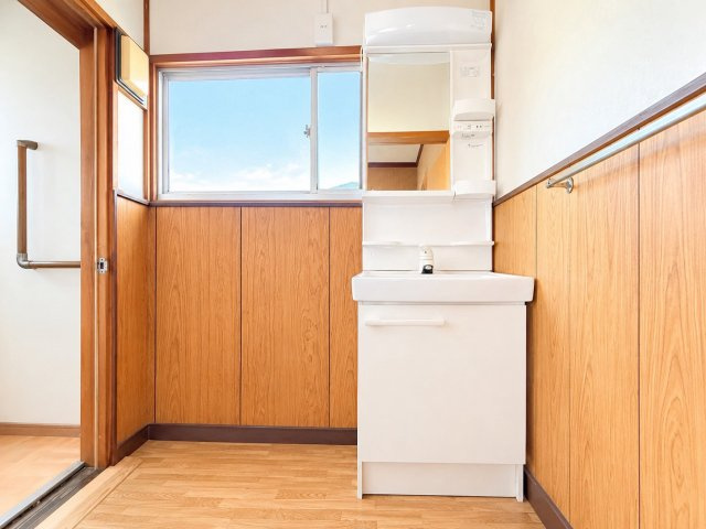 【中古戸建】茨城町長岡の洗面所
