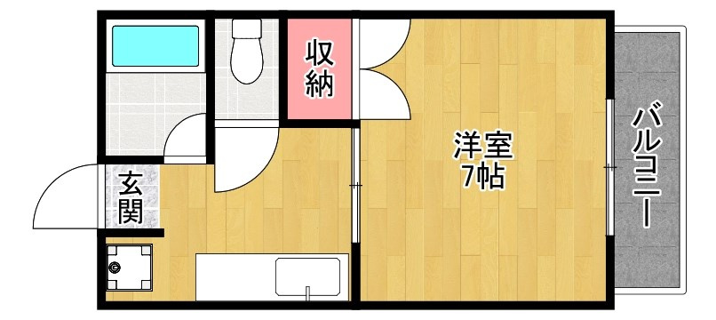 リバティーメゾン大石の間取り