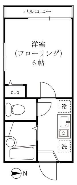 ユハ・パークサイド西落合の間取り