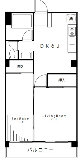 グロワール志村の間取り|間取りです。