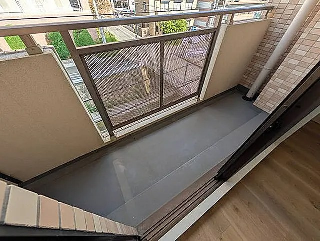 神戸市東灘区田中町２丁目の賃貸マンションのバルコニー