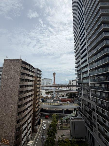 神戸市中央区栄町通６丁目の賃貸マンションの展望
