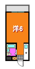 芦屋市宮塚町の賃貸マンションの間取り