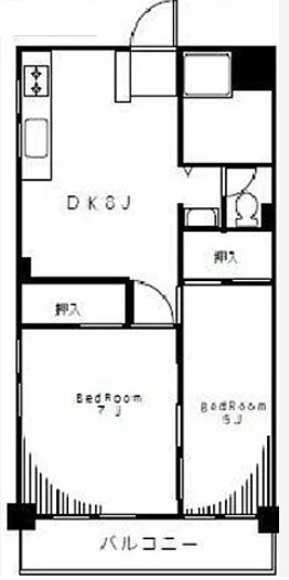 グロワール志村の間取り|間取りです。