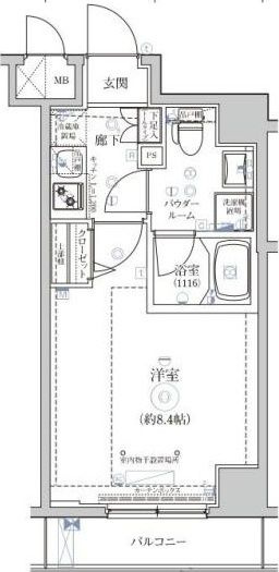 パティーナ住吉Ｔｒｉａの間取り