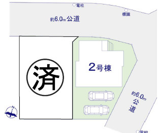 糟屋郡篠栗町和田４丁目の新築一戸建の区画図