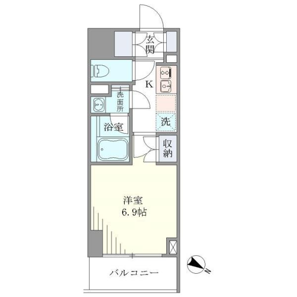 プランドール水天宮の間取り