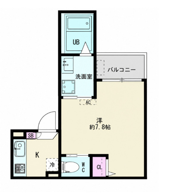 Jack kofukasakuⅠの間取り