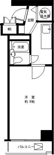 中銀第２新橋マンシオンの間取り