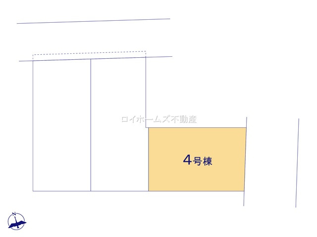【区画図】 | 名古屋市南区鳥栖１丁目9『仲介料無料』新築戸建て | 4号棟