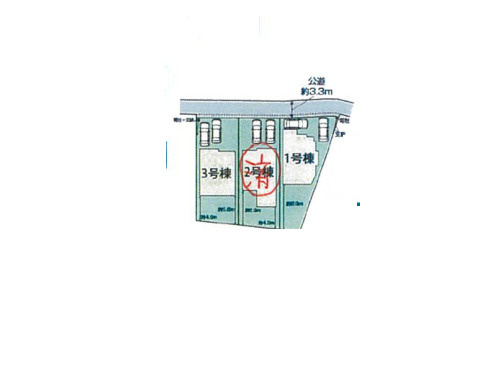 【土地図】 | 座間新築戸建 | 敷地の形状・寸法・接道を示した図です。現況と異なる場合は現況を優先します。建物の配置や駐車のしやすさ、日当たり、隣家との距離感は現地でご確認いただけます。見学はお気軽にお問い合わせください。