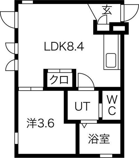 【間取り】 | Ceres岩塚駅前A棟