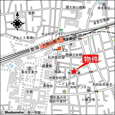 【地図】 | ハイツナカヤ大岡山