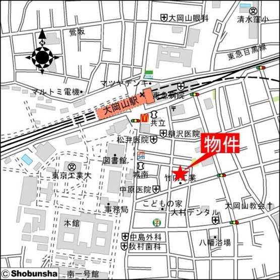 【地図】 | ハイツナカヤ大岡山