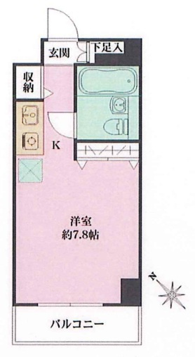 サイプレス北新宿の間取り