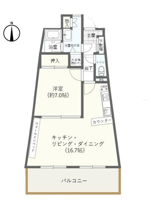 エムロード熱海の間取り