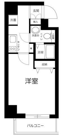 墨田区業平４丁目の賃貸マンションの間取り