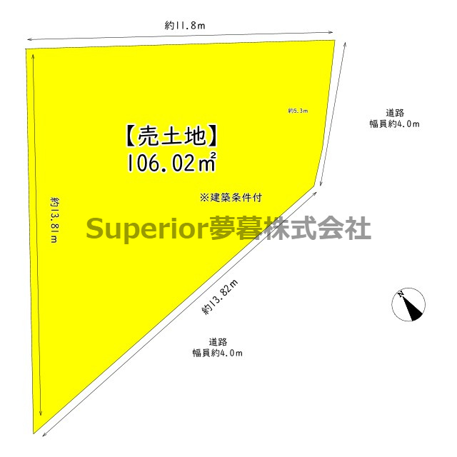 【売土地】大津市膳所2丁目の土地図