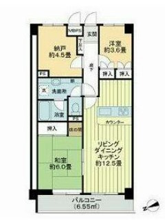 【間取り】 | ライオンズマンション宮崎台第３