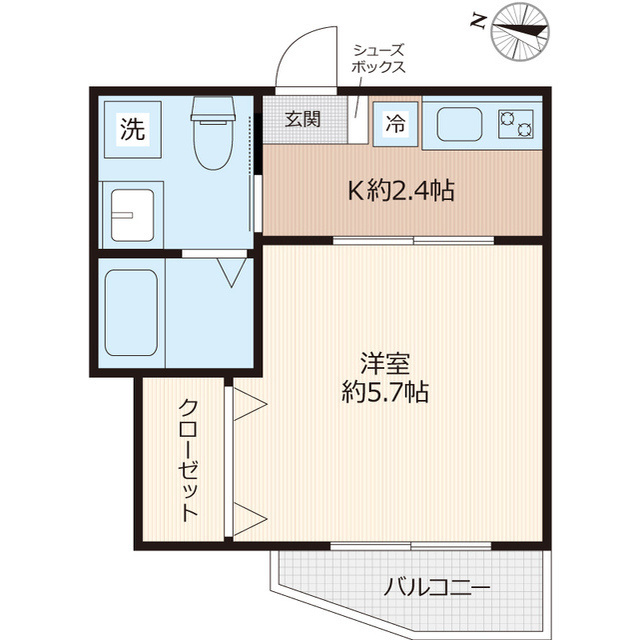 ＥＶＥＲＡ大倉山の間取り