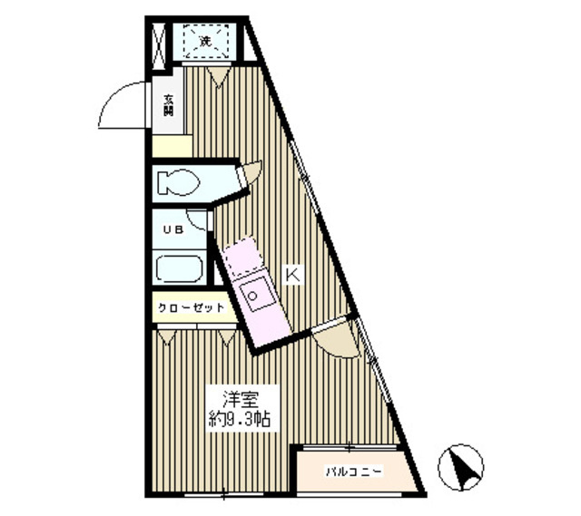 ラルゴ西早稲田の間取り