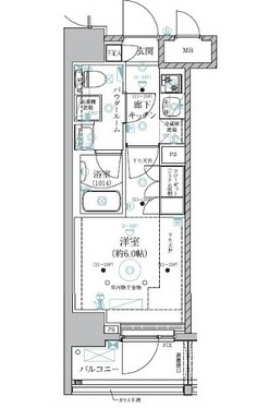 ベルグレード川崎AZ の間取り|間取りです。