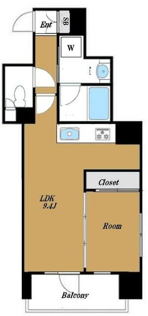 フェローネ入谷の間取り|間取りです。