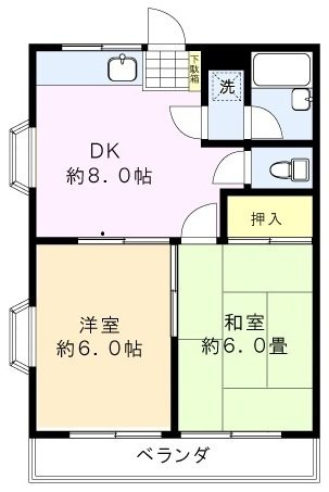 フジハイムの間取り
