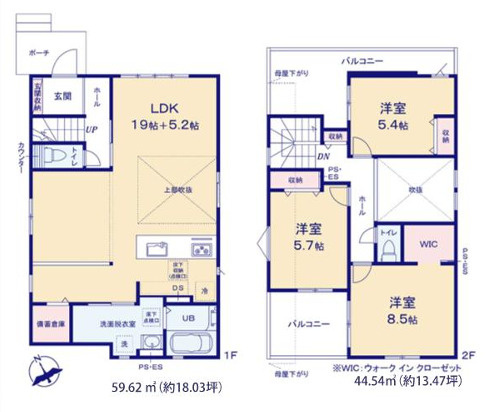 福岡市南区屋形原１丁目の新築一戸建の間取り| 