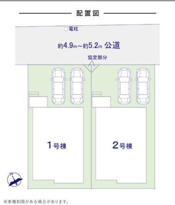 福岡市南区屋形原１丁目の新築一戸建の区画図| 