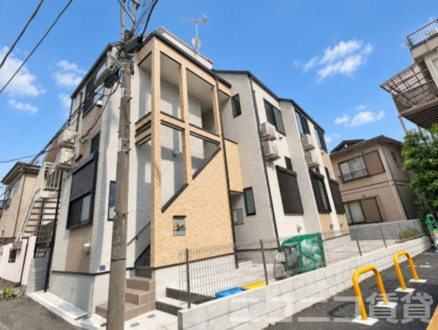 板橋区宮本町のアパートの外観|
