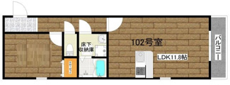 【間取り】 | ハナブサハイム | 間取りです。