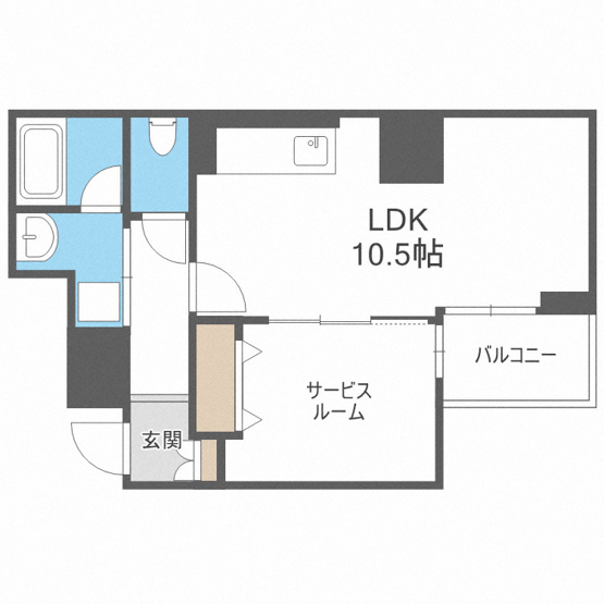 【間取り】 | アルデールトモ北堀江