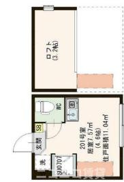 練馬区早宮４丁目のアパートの間取り