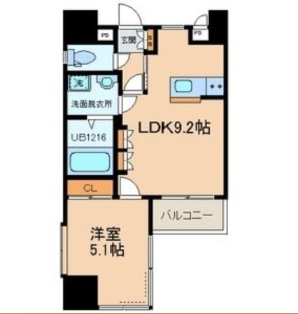 メゾンドばんらいの間取り|使いやすい間取りです。