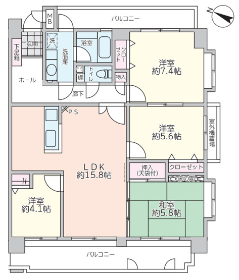 【間取り】 | コアマンション高田