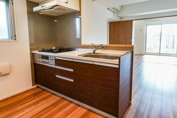 台東区寿２丁目の賃貸マンションのキッチン
