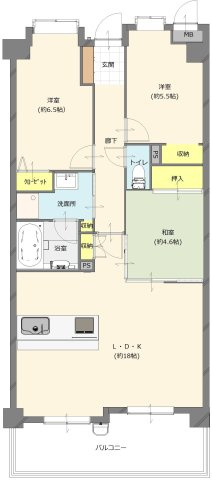 【間取り】 | アクロス太宰府パークレジェンド
