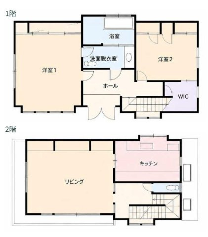 鎌倉駅まで徒歩10分　閑静な住宅地の間取り