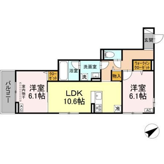 【間取り】 | D Paina 生田