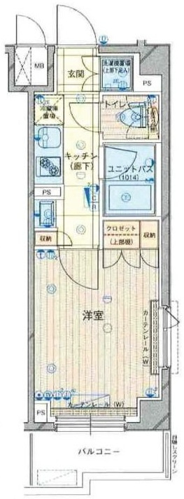 ルーブル仲六郷弐番館の間取り|間取りです。