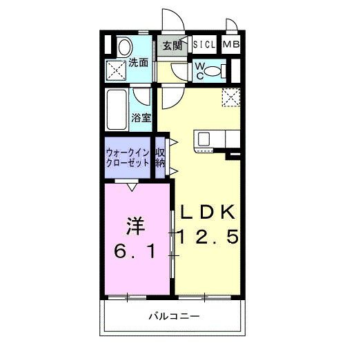 ヴィラ　フェリシアの間取り|間取りです。