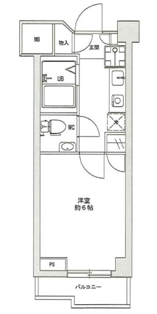三越ゼームス坂マンションの間取り|間取りです。