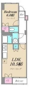 自由が丘フラワーマンションの間取り|間取りです。