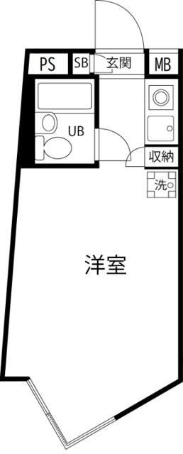 エスポワール中目黒の間取り|間取りです。