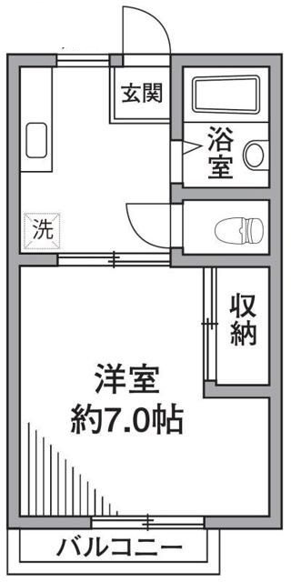クレッシェンドＫの間取り|間取りです。