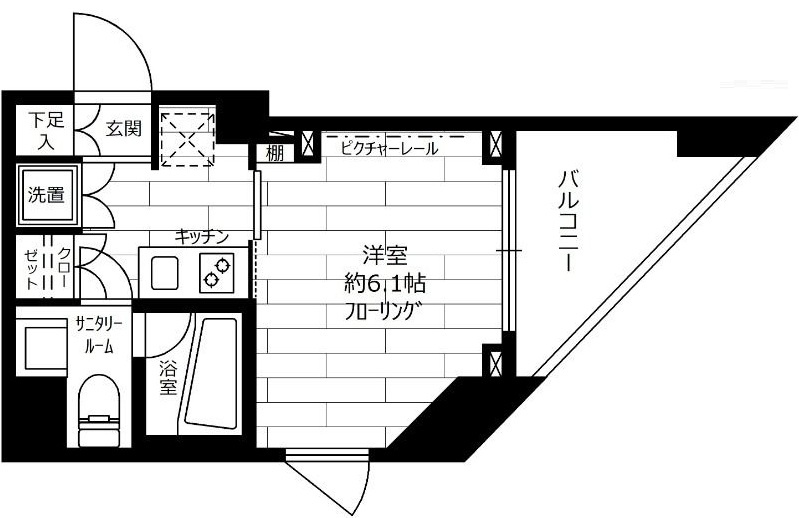 ステージグランデ馬込アジールコートの間取り|間取りです。