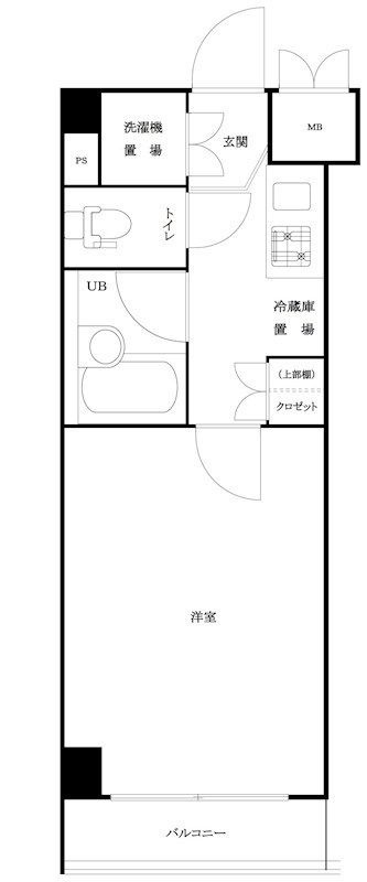 ルーブル武蔵小杉弐番館の間取り|間取りです。