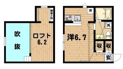 PRIMA　Lilieの間取り|間取りです。