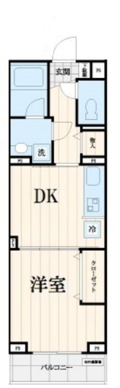 グランデール中目黒の間取り|間取りです。